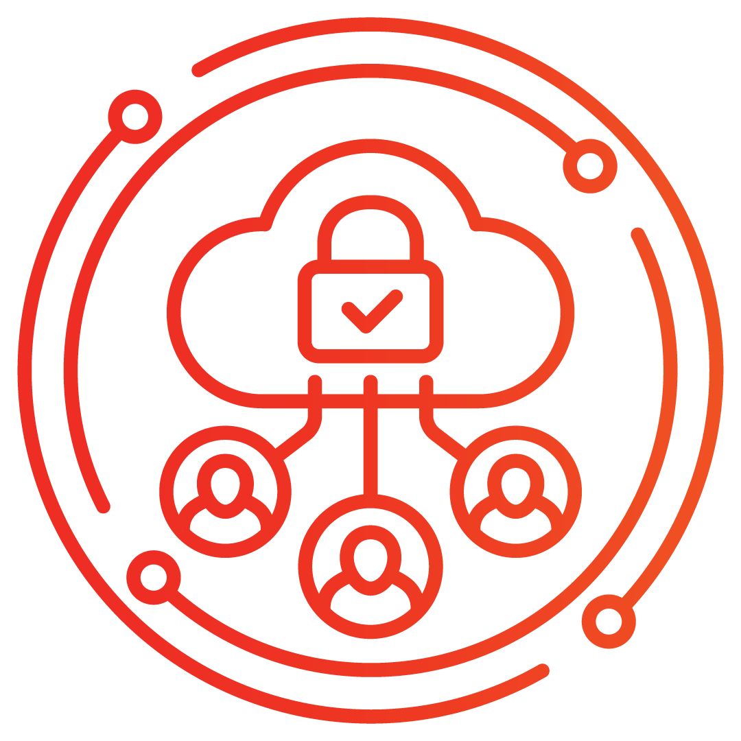 Security of corporate network icon